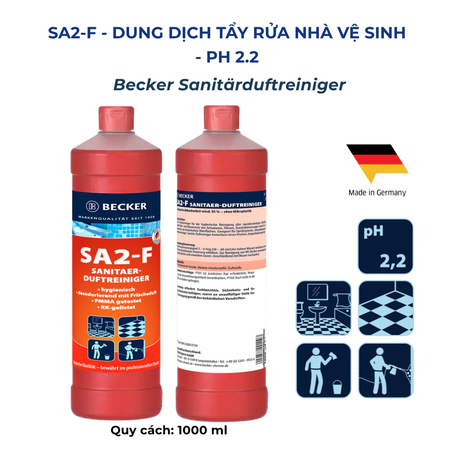 Tẩy rửa nhà vệ sinh SA2-F