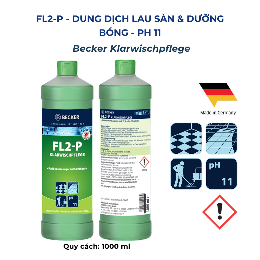 Dung dịch lau sàn và dưỡng bóng FL2-P