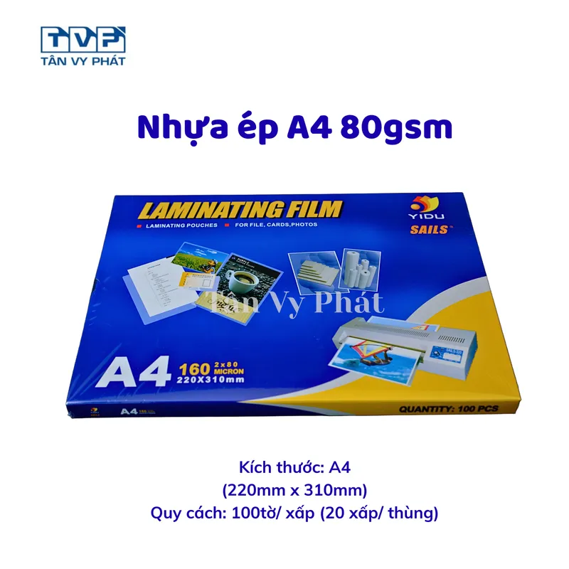 Nhựa ép A4 80gsm