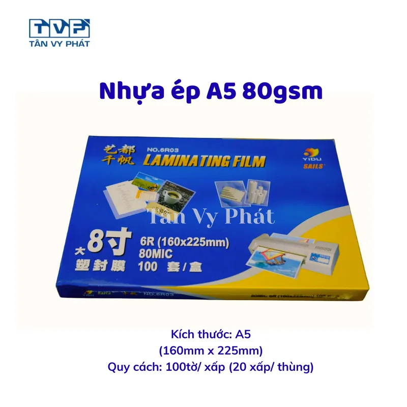 Nhựa ép A5 80gsm